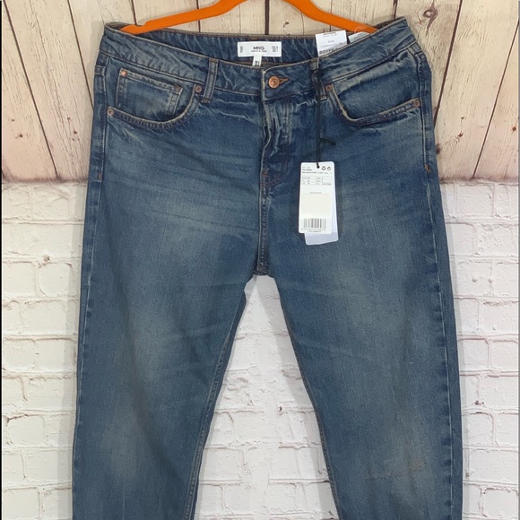 MNG MANGO ANGIE BOYFRIEND WOMEN’S JEANS - Picture 2 of 7